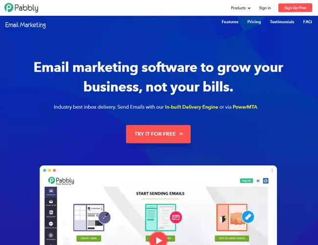 pabbly landing page